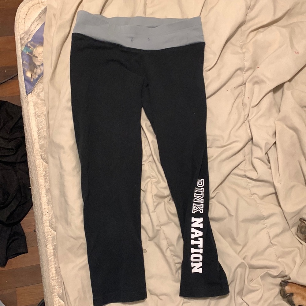 Pink Victoria secret yoga leggings xs